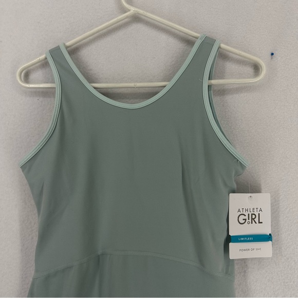 NWT Athleta Chit Chat Dress Girls XL Mint Green - Picture 2 of 10